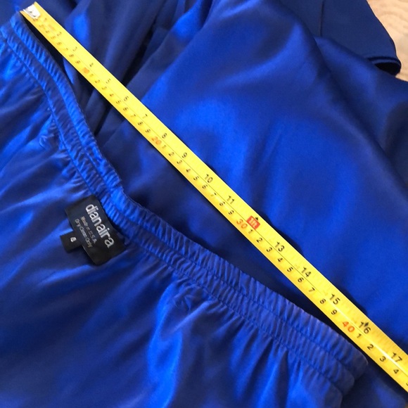 💙dianaira Silk Wide Leg Lined, High elastic waist reversible matte-shiny pants - Picture 6 of 7